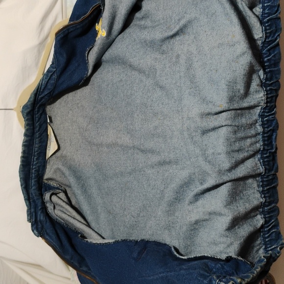 SALE! RARE! UCLA Chalk Line Full Zip Up Denim Jacket Sz.L (X-64 CRATE) - Picture 13 of 16